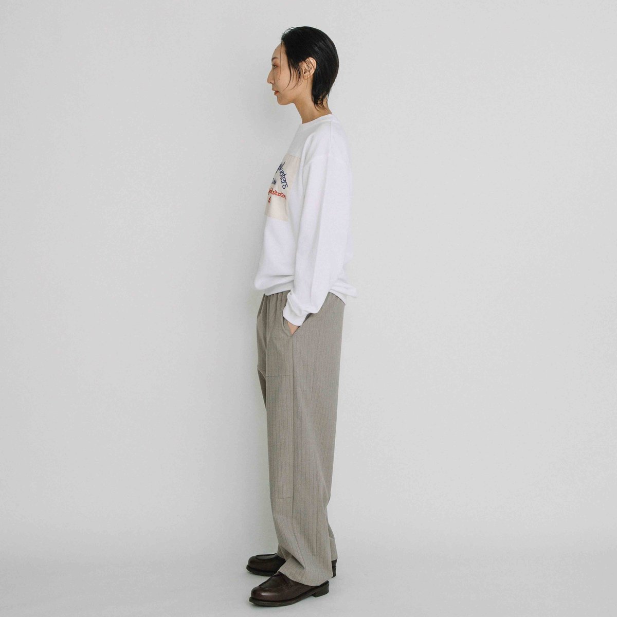 8.8ozパイル刺繡スエット【BB60-902】 | BLANC basque