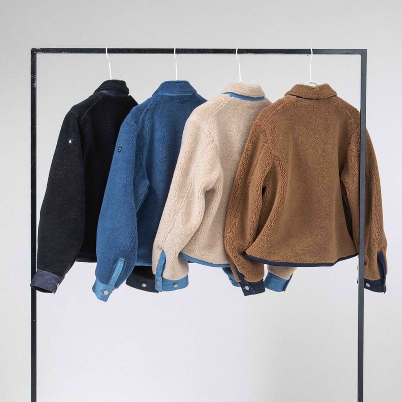 ボア×デニム ライダースジャケット 【BB55-511】 | BLANC basque