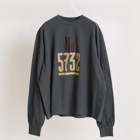 ”No.5732”刺繍ロゴロングTシャツ【BB57-935】