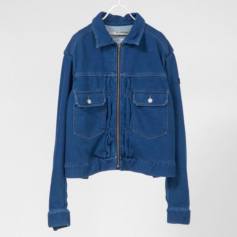 デニム裏毛ジャケット【BB55-514】 | BLANC basque