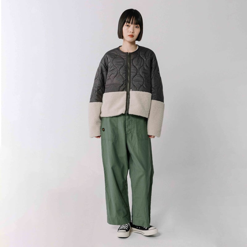 キルティング×ボアショートジャケット【BB54-502】 | BLANC basque