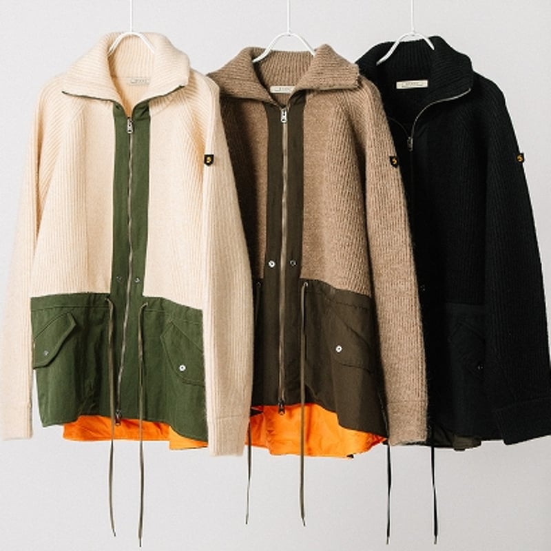 ポリ×モヘアニット×ヘビーNYツイル【BB45-721】 | BLANC basque 