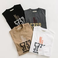 ”No.5732”刺繍ロゴロングTシャツ【BB57-935】