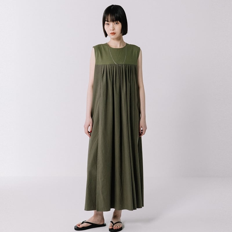 コットンリネンロングワンピース【BB53-407】 | BLANC basque