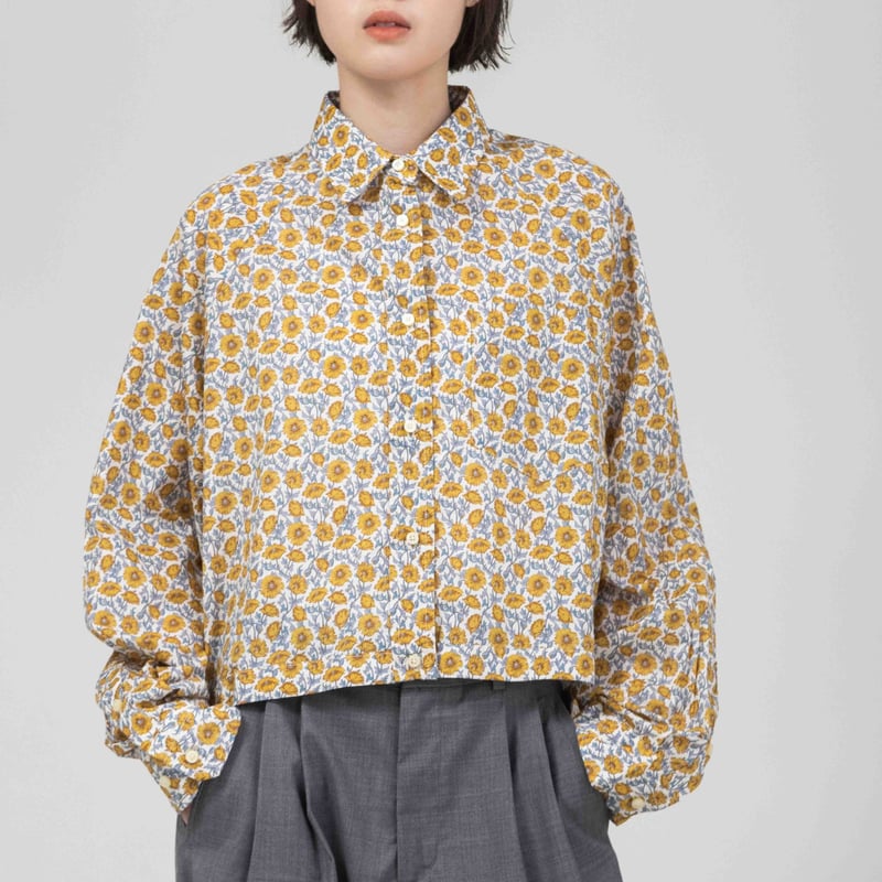 小花柄シャツ 柄シャツ 花柄 小花柄 ペイズリー柄 フラワー ボタニカル 植物柄