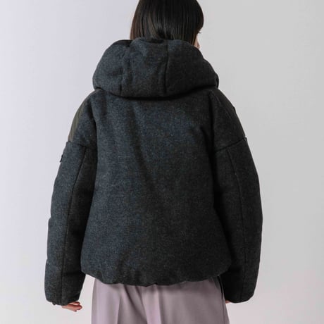 ウールライトダウンフーデッドジャケット【BB54-507】