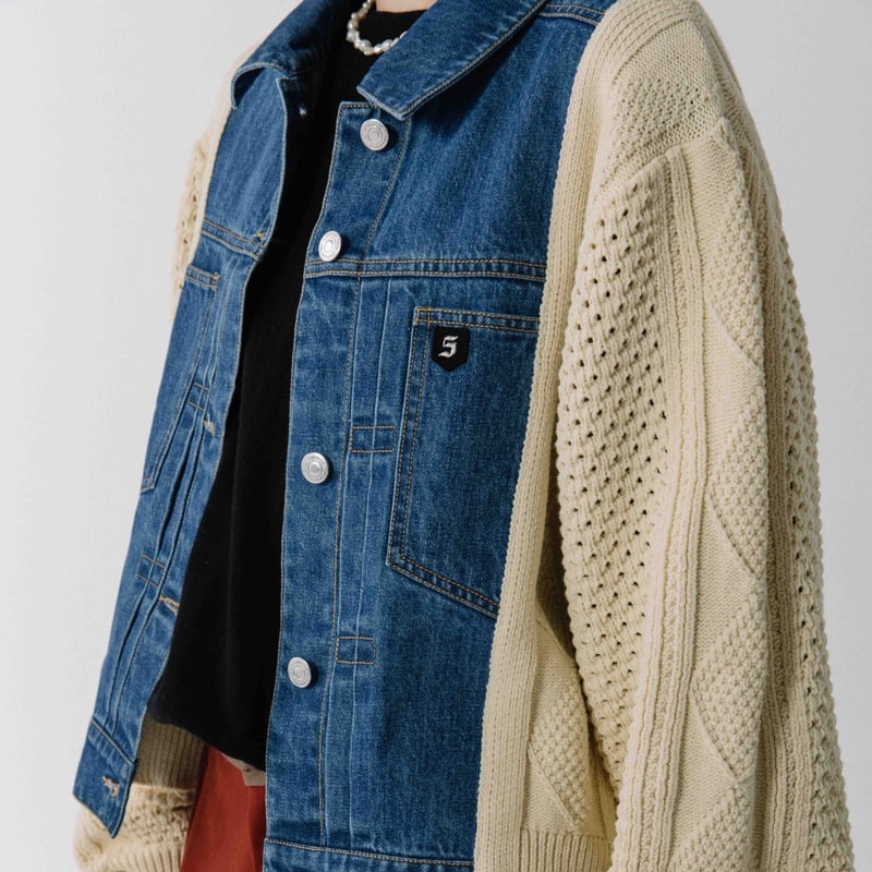 GOLDEN  DELUXE BLAND ボアデニムジャケット GOLDEN GOOSE DELUXE BLAND ボアデニムジャケット Golden Goose