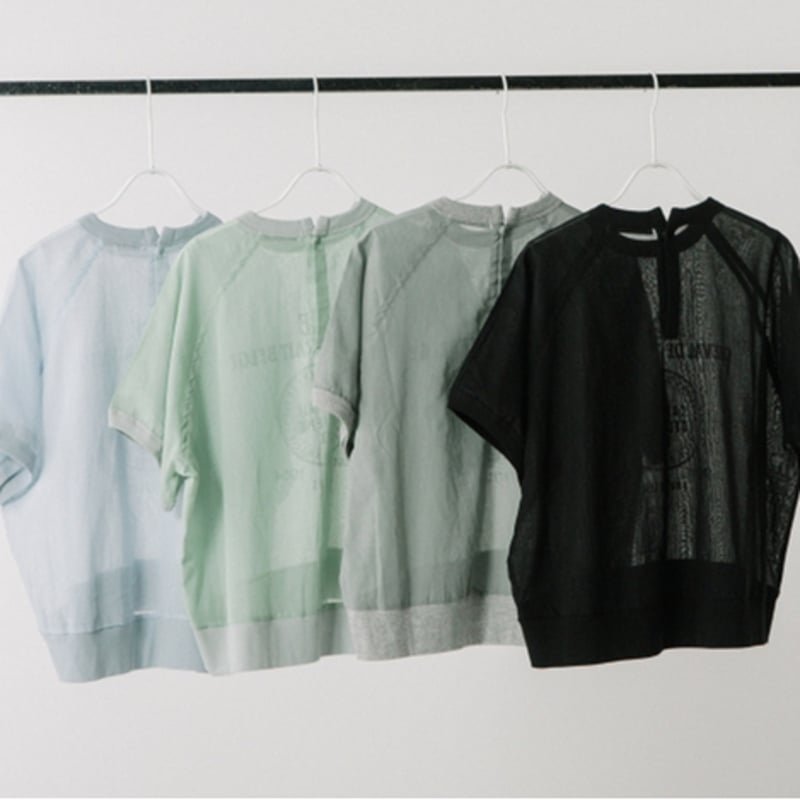blanc basque - 【blancbasque】BB11-102 リブ付きプリント長袖ブラウス BLANC]長袖タックブラウス | KOBUNSHA SELECT SHOP | [BLANC