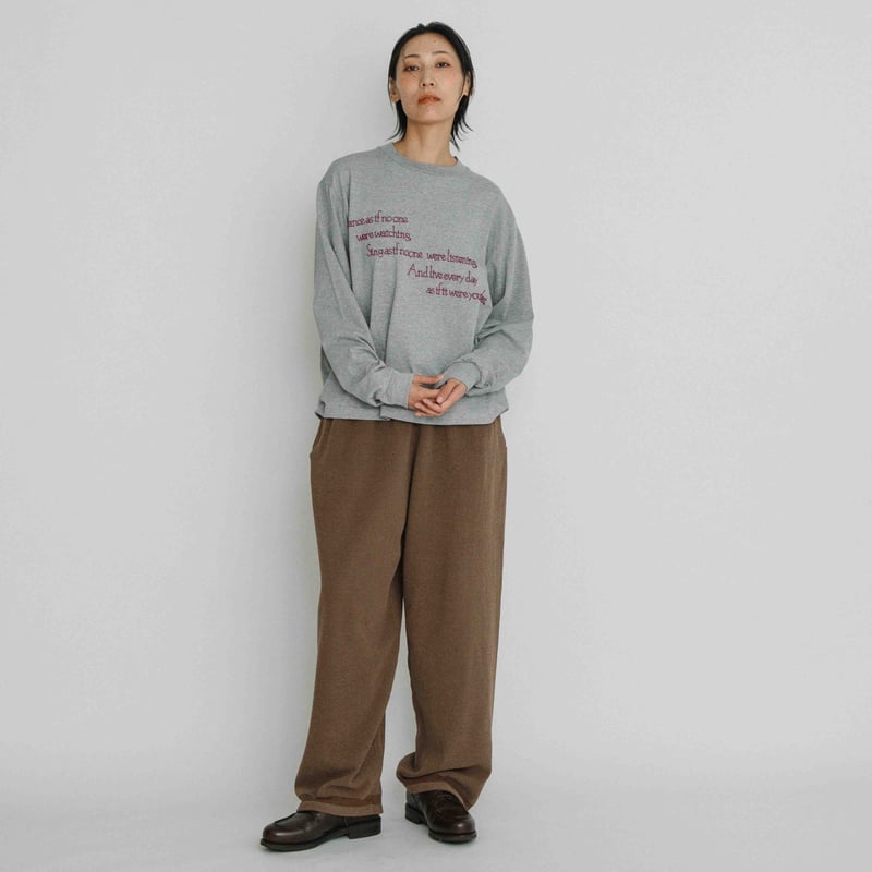 裾ラインニットパンツ【BB60-704】 | BLANC basque