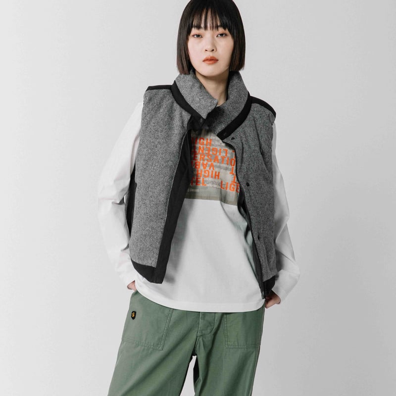 ウールダウンベスト【BB54-508】 | BLANC basque