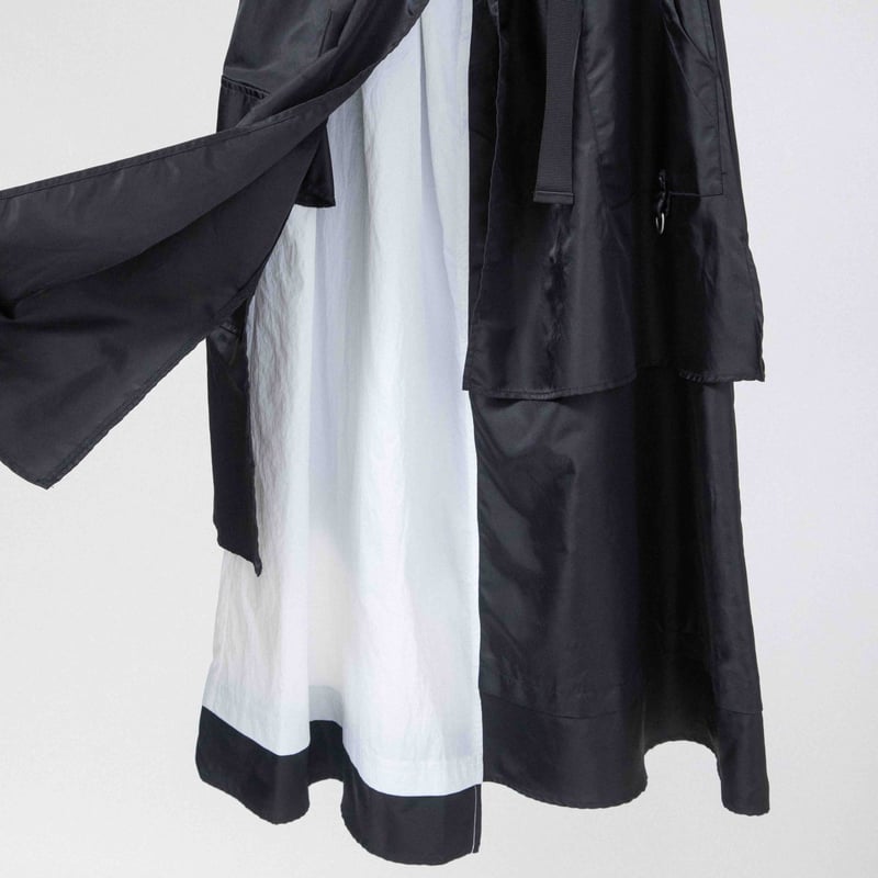 タフタ切替ロングスカート【PB55-605】 | BLANC basque