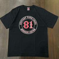 SUPPORT 81 NOMADS JAPAN Circle logo Tee_/Black