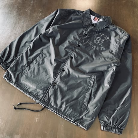 SUPPORT 81  NOMADS JAPAN_ COACH JKT_Black/Grey