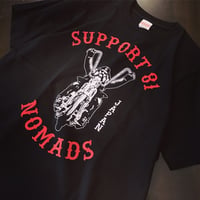 SUPPORT 81 Old Biker Tee - BLACK