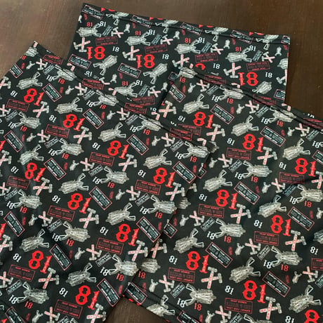 SUPPORT 81 NOMADS JAPAN Logo FACEMASK_Black