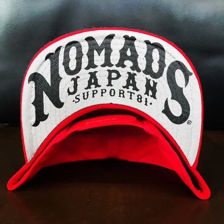 SUPPORT 81 SIDE Logo Cap_Red_Snapback