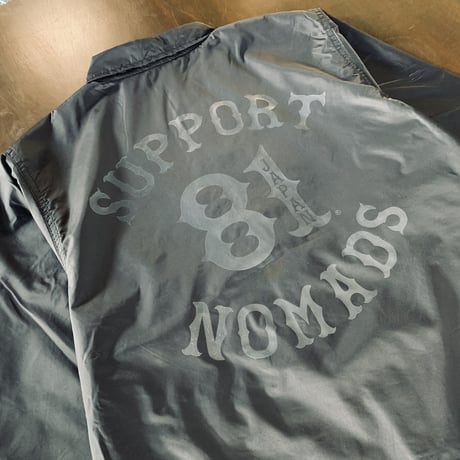 SUPPORT 81  NOMADS JAPAN_ COACH JKT_Black/Grey