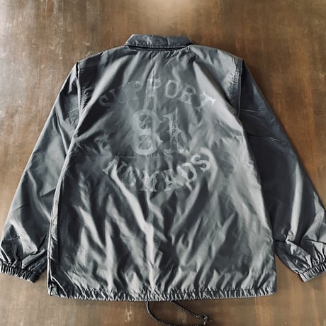 SUPPORT 81  NOMADS JAPAN_ COACH JKT_Black/Grey