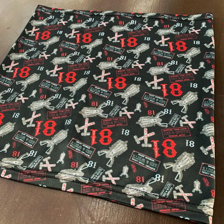 SUPPORT 81 NOMADS JAPAN Logo FACEMASK_Black