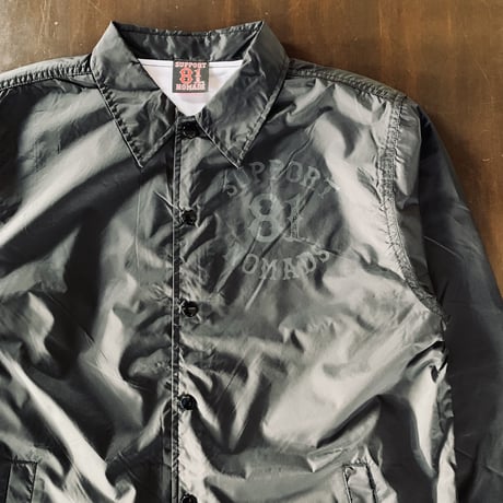SUPPORT 81  NOMADS JAPAN_ COACH JKT_Black/Grey