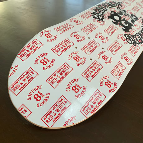 SUPPORT 81 NOMADS JAPAN CASPER 81 Logo SKATEBOARD DECK_8inch