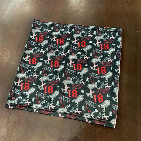 SUPPORT 81 NOMADS JAPAN Logo FACEMASK_Black