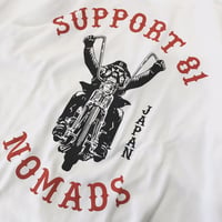 SUPPORT 81 Old Biker Tee - WHITE