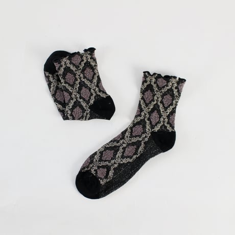 foggy forest story socks - 2color