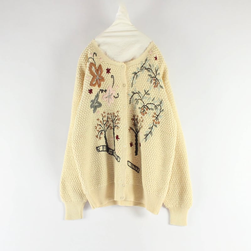 Vintage Y-4Knit Cardigan ヴィンテージ ニットカーディガン 古着 ボタ