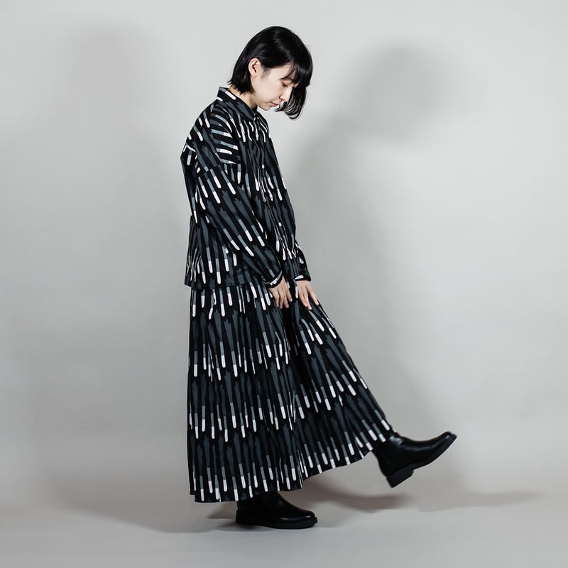 gasa*ガサ　ロングスカート AZUL BY MOUSSY | ギャザーロングスカート (スカート(ロング) ) |SHEL