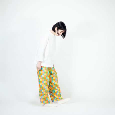 ゆったりパンツ　折り紙