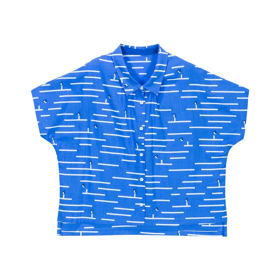 翠鳥短袖上衣主視覺