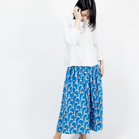 ロングスカート　鹿
