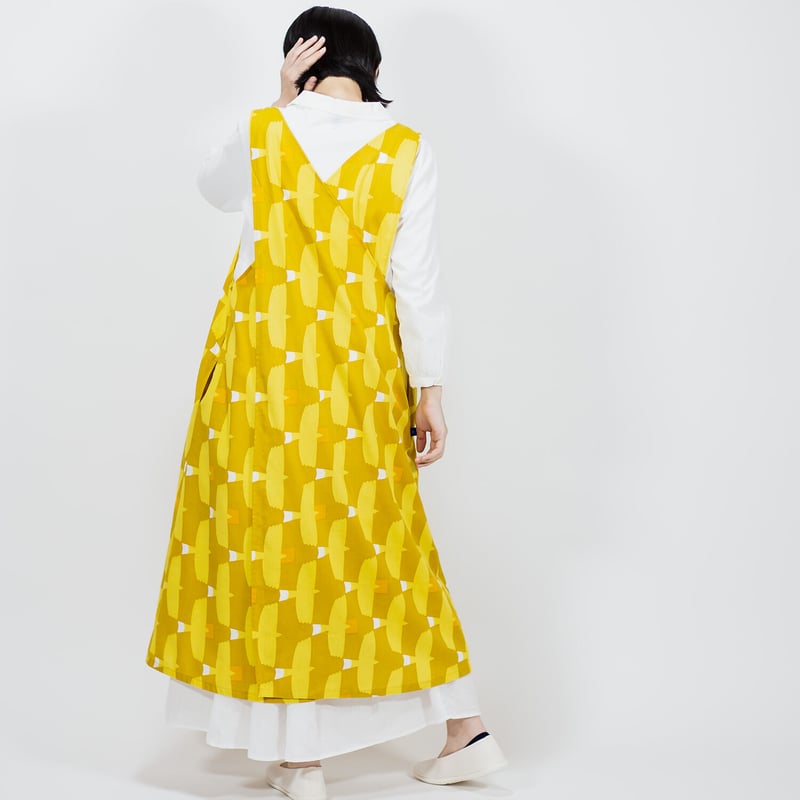 yellow pelota ワンピース エプロン 2y yellow pelota ワンピース