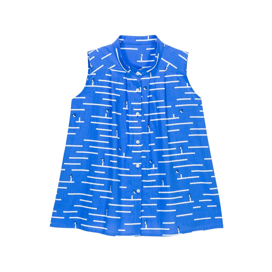 翠鳥無袖上衣主視覺