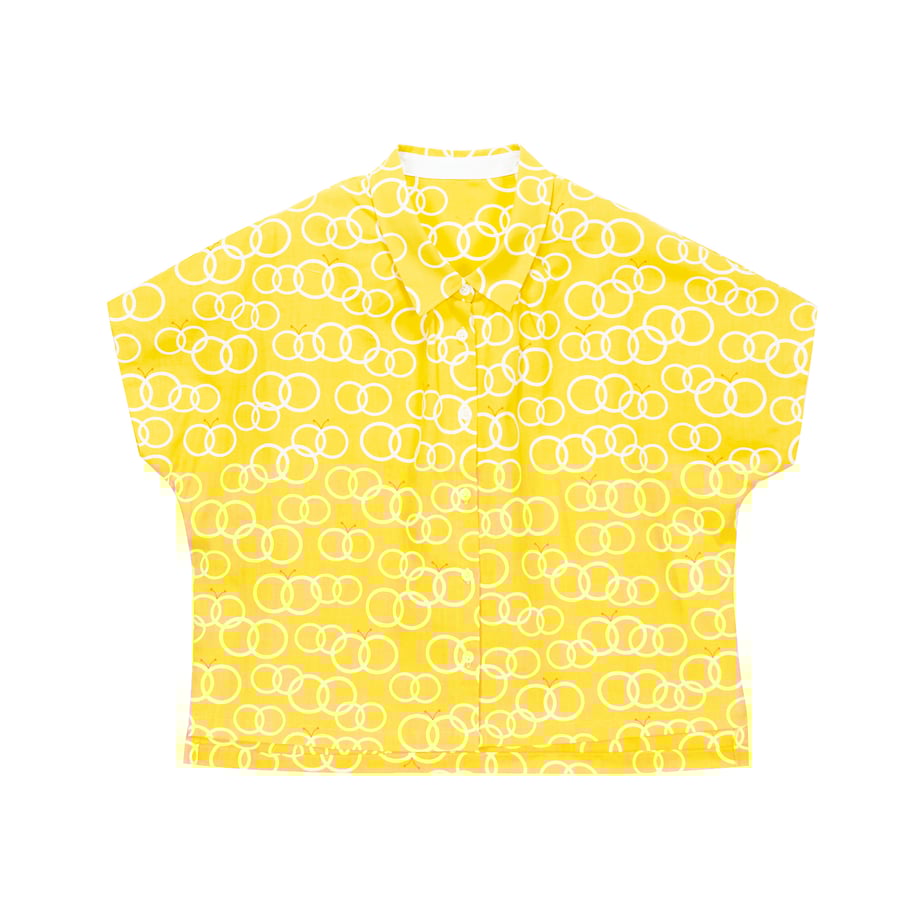 ちょうちょ半袖ブラウス メイン画像