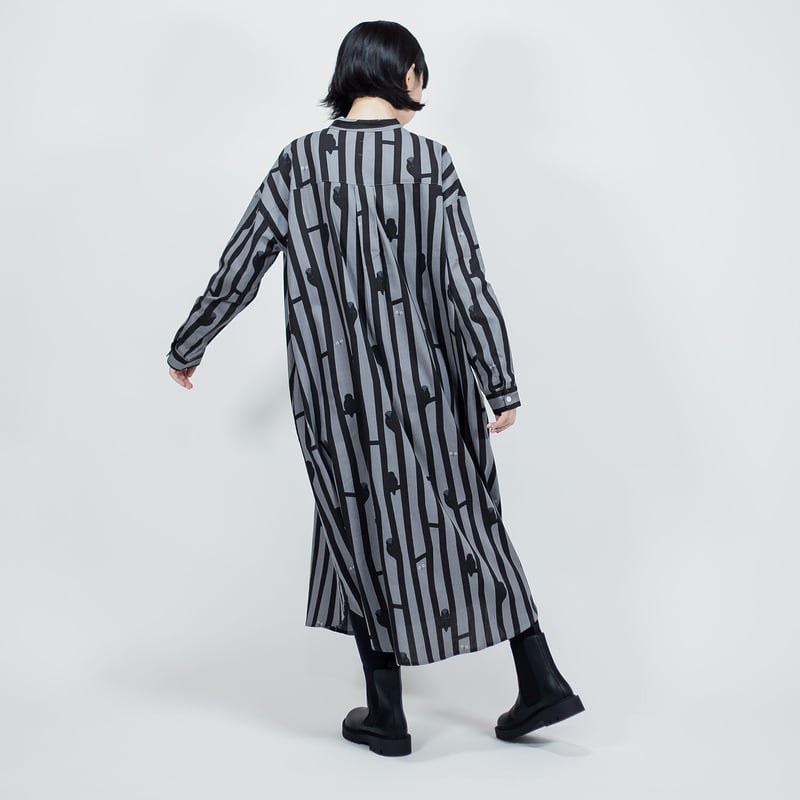 フラワーとフクロウプリント ロングシャツワンピース 楽天市場】ふくろうと月 シロフクロウのワンピース M/L/LL/3L/4L