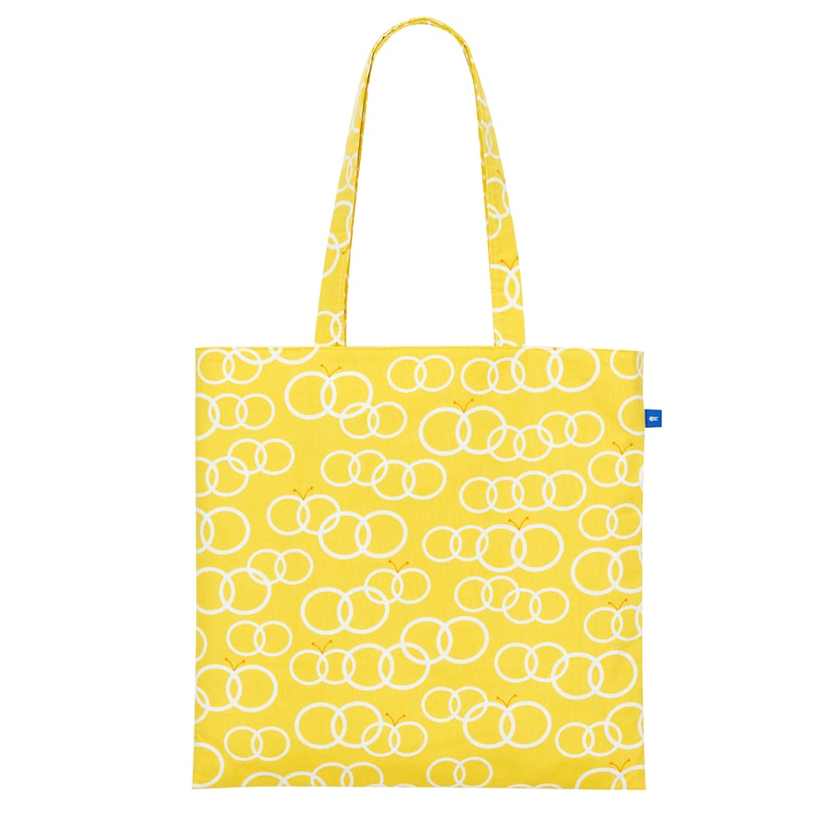 ちょうちょ 正方形トートバッグ メイン画像