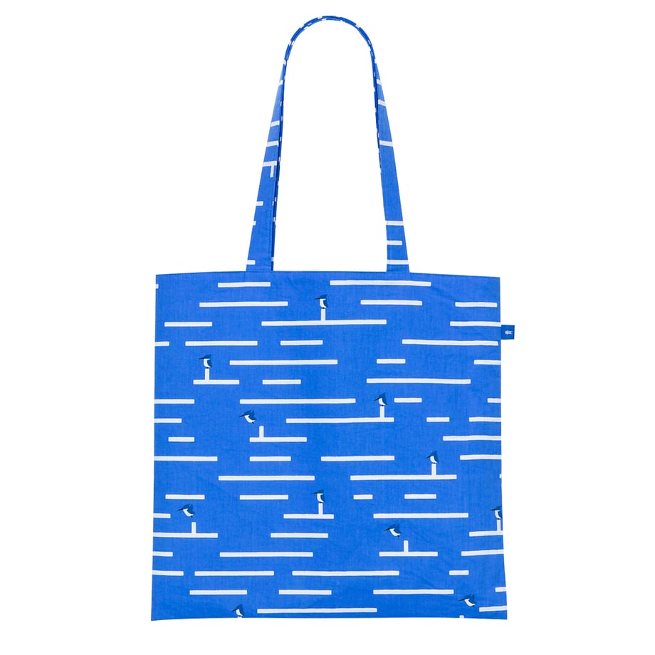 翠鳥正方形托特包主視覺