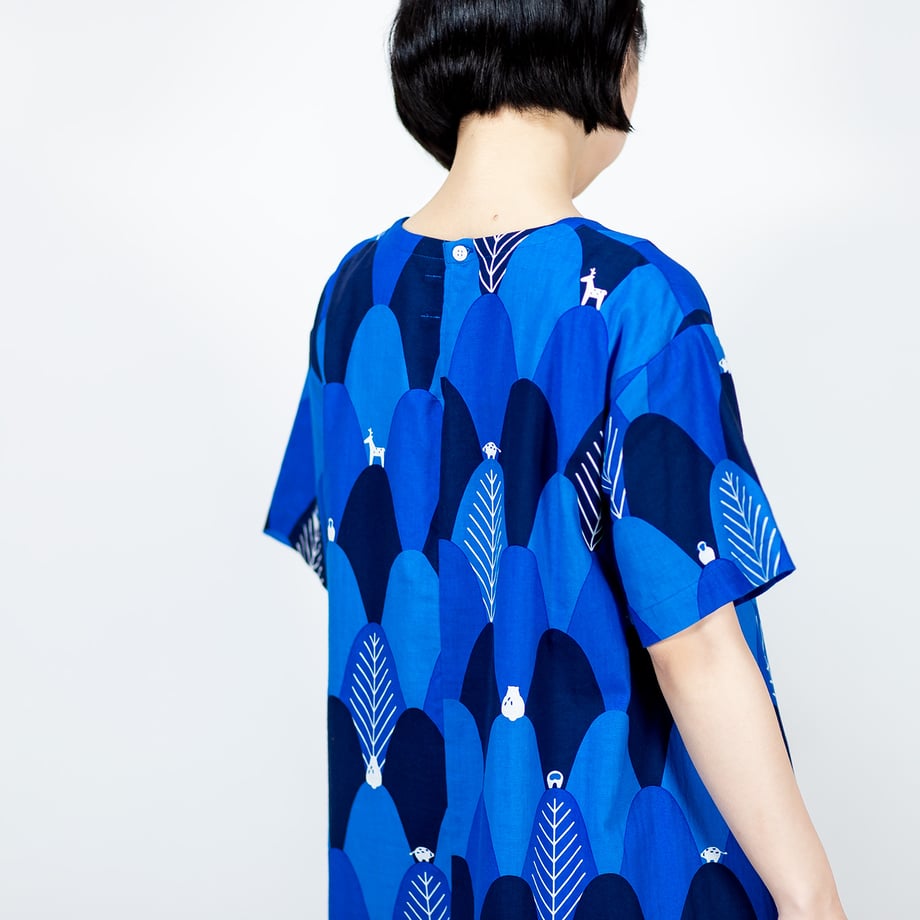 山々連身裙細節4