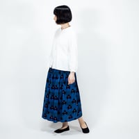 ロングスカート　杜若（紺）