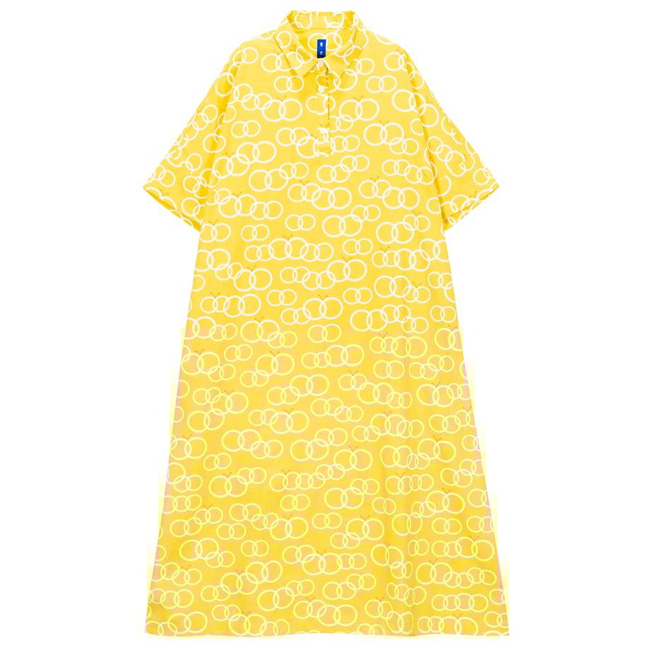 蝴蝶短袖洋裝主視覺