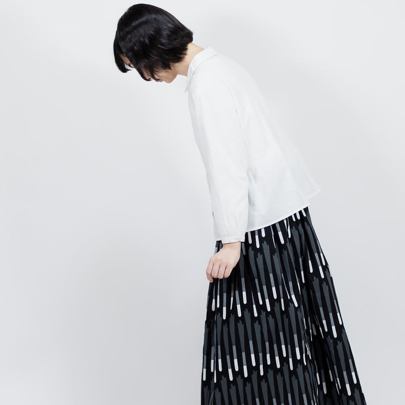 ダークグレー ロングスカート AMBIDEX Store △T/R ロングプリーツスカート(F グレー): bulle