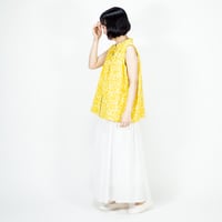 袖なしブラウス　ちょうちょ