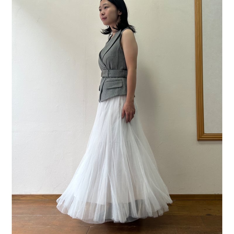 【あいぽん】クレチュール　セット ジレチュールスカートセットアップ | ISEYA