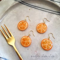 ジューシー☆プチオレンジピアス・イヤリング
