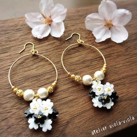 金平糖みたいな＊フープピアス・イヤリング