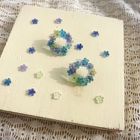 ビオラのピアス・イヤリング Yellow×Purple | viola-viola