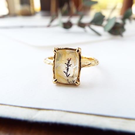-ミニガーデン-　mini garden ring No,1　杉の芽