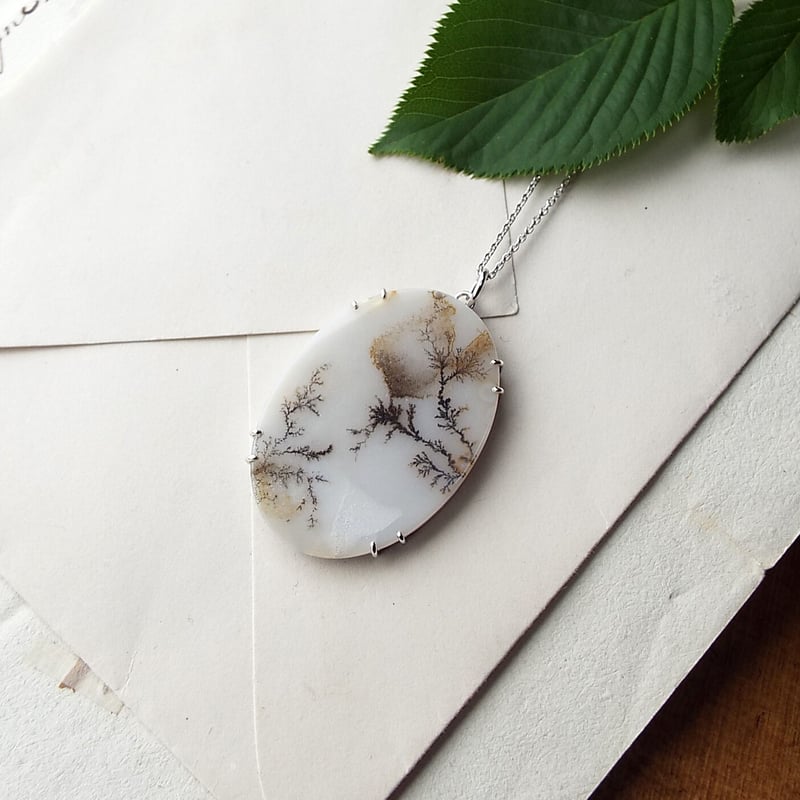 デンドリティックアゲートのネックレス | Namikata